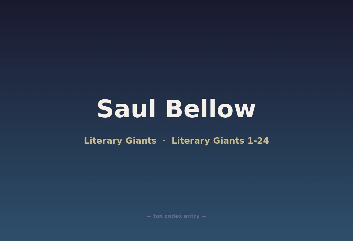 Saul Bellow