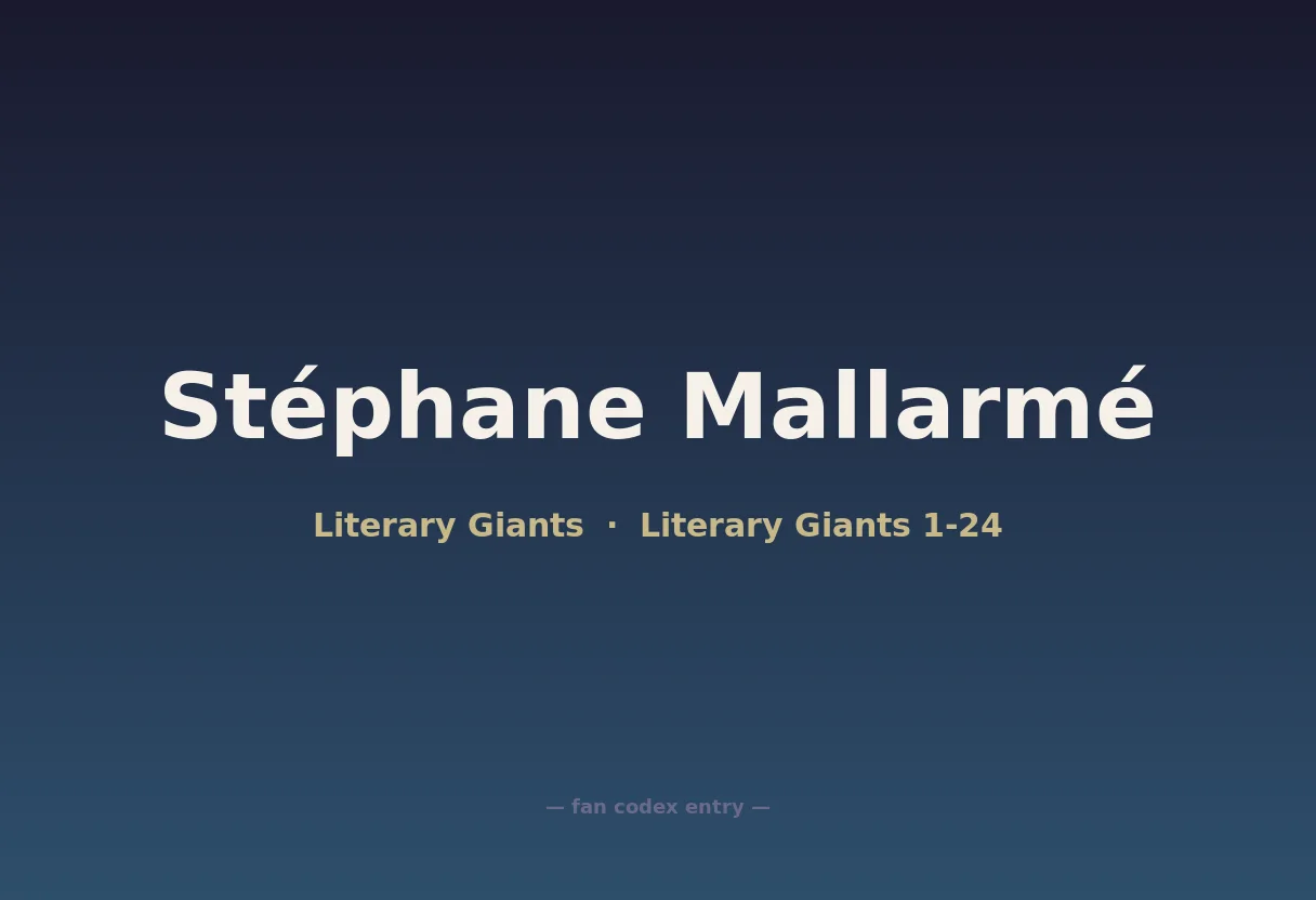 Stéphane Mallarmé