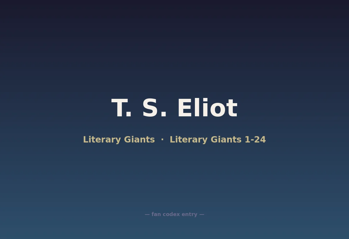 T. S. Eliot