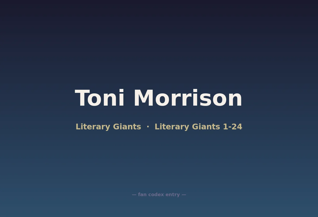 Toni Morrison
