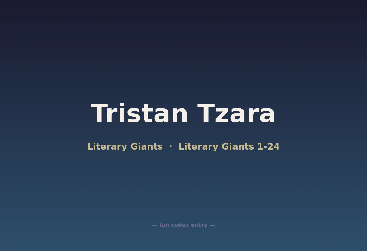 Tristan Tzara