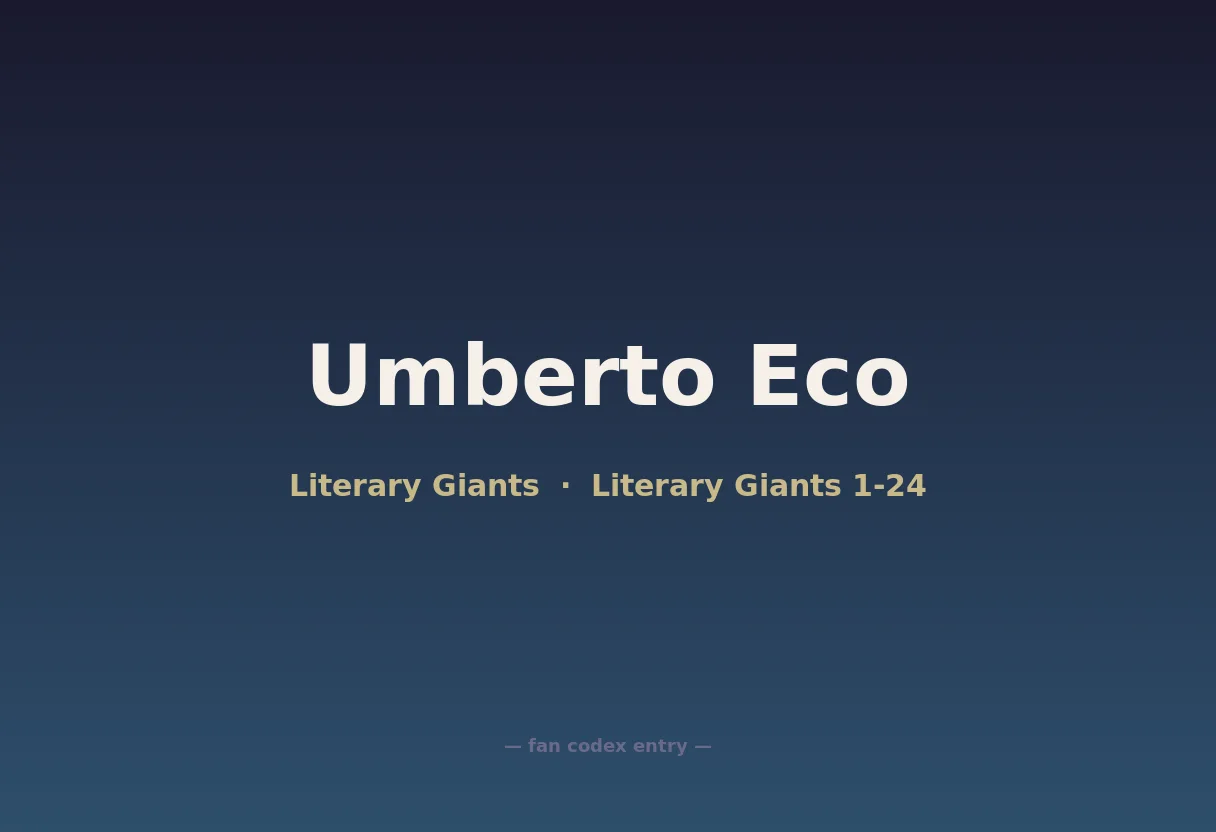 Umberto Eco