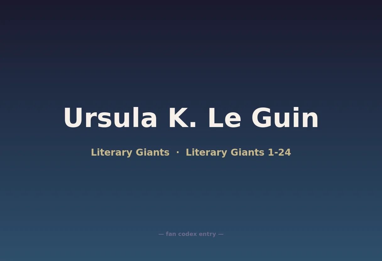 Ursula K. Le Guin