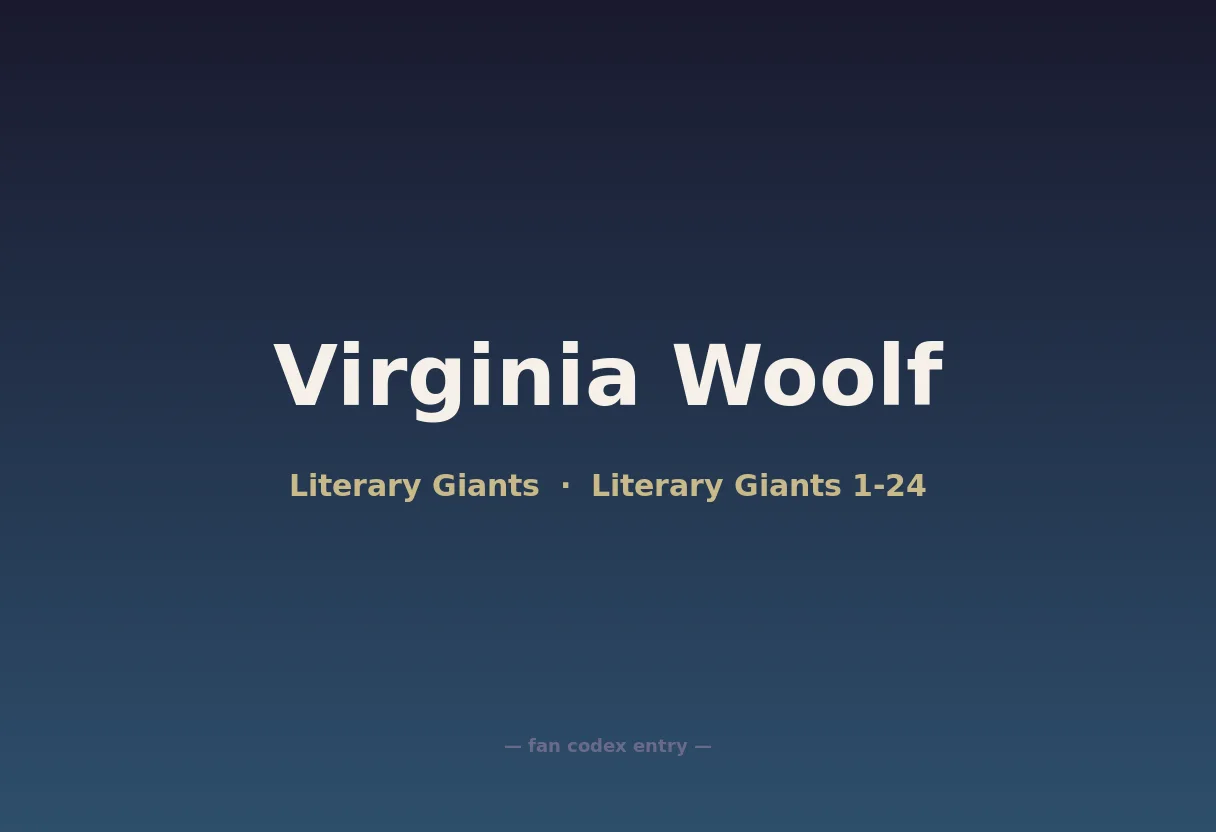 Virginia Woolf