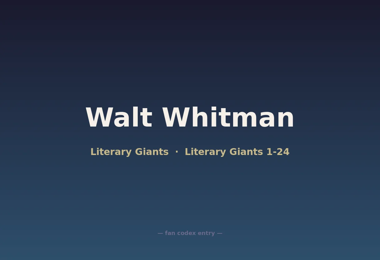Walt Whitman
